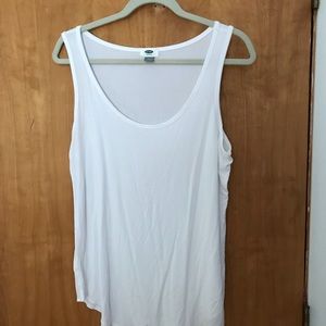 White size large old navy tank top